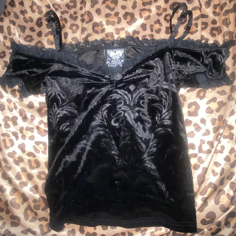 Killstar Black Gothic Top
